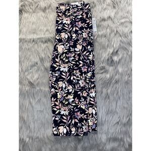 Gloria Vanderbilt Women's Amanda Capri Size 10 Midnight Affair Bahia Flora